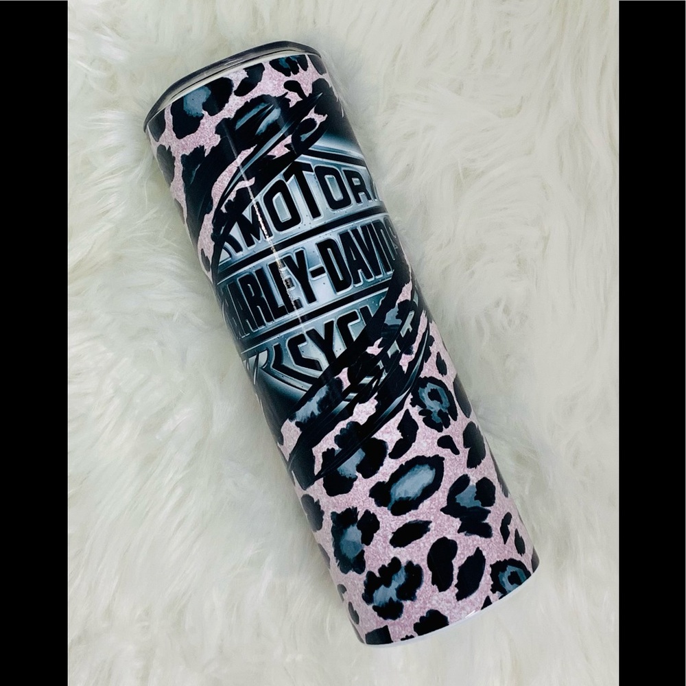 Custom Harley Davidson Tumbler  Gifts For Her